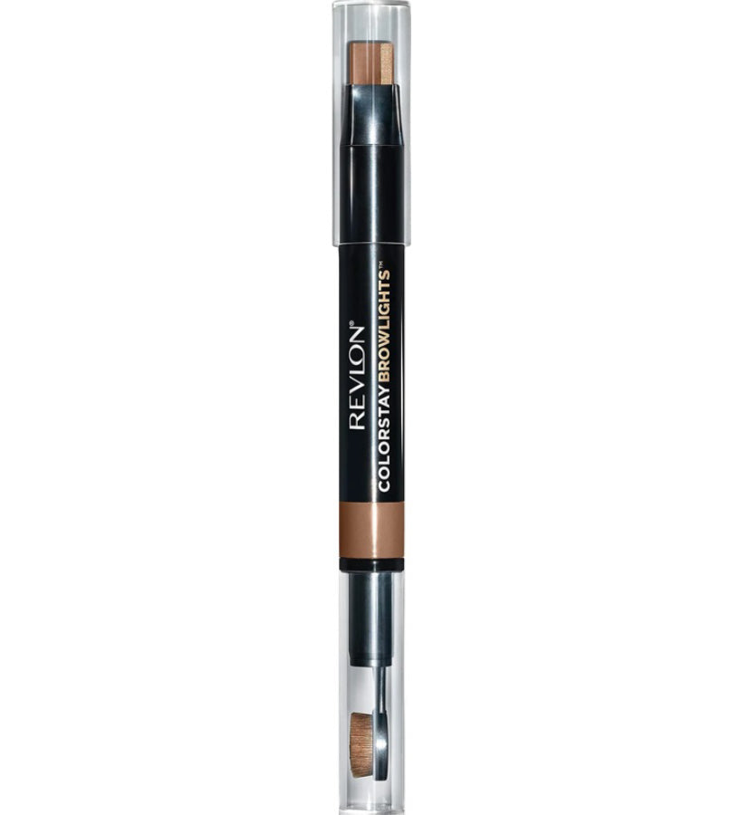 Lápiz para Cejas Colorstay Browlights # 402 Marrón Suave Revlon