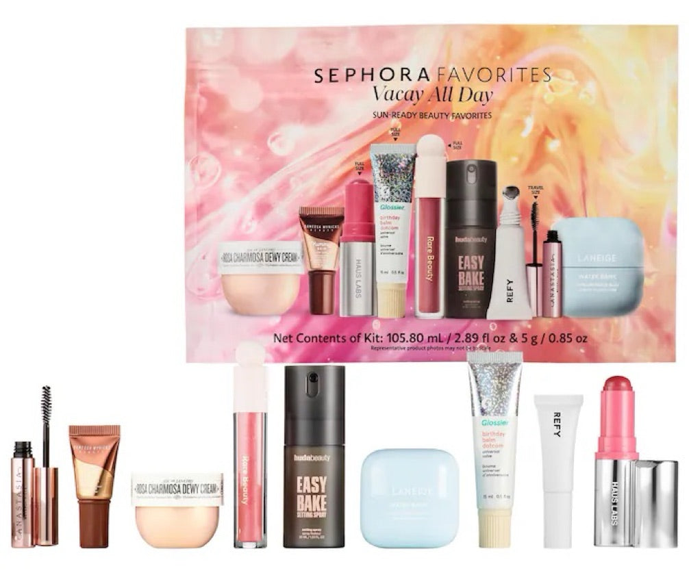Sephora Favorites Vacay All Day Makeup and Skincare Value Set