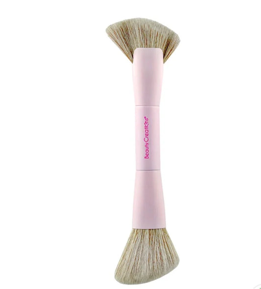 Brocha Dual Enden para Contorno en Polvo y Crema Beauty Creations