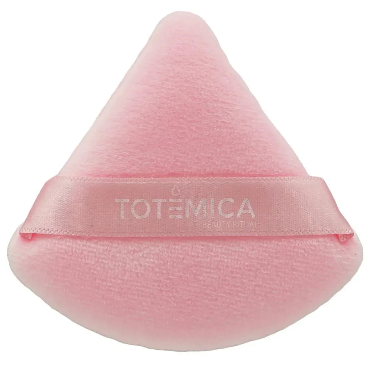 Esponjas Puff de Polvo Terciopelo Triangular Rosa Totémica